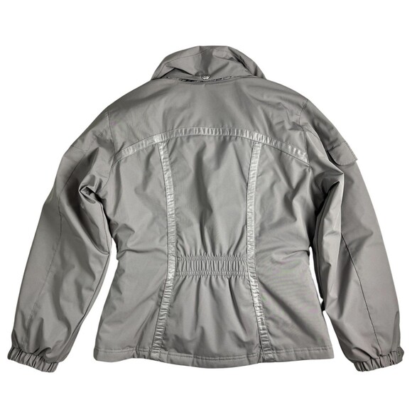 Nils Women's Heavy Winter Coat Size 10 Taupe Belted Insulated Snow Ski Coat - Picture 2 of 16